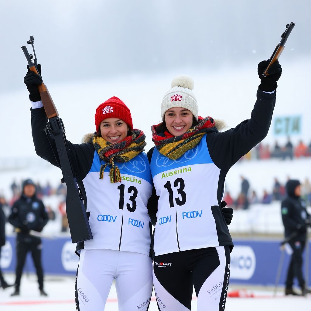 Биатлон в Тюмени: семейный дуэт Халили собрал полный комплект побед и 370 тыс