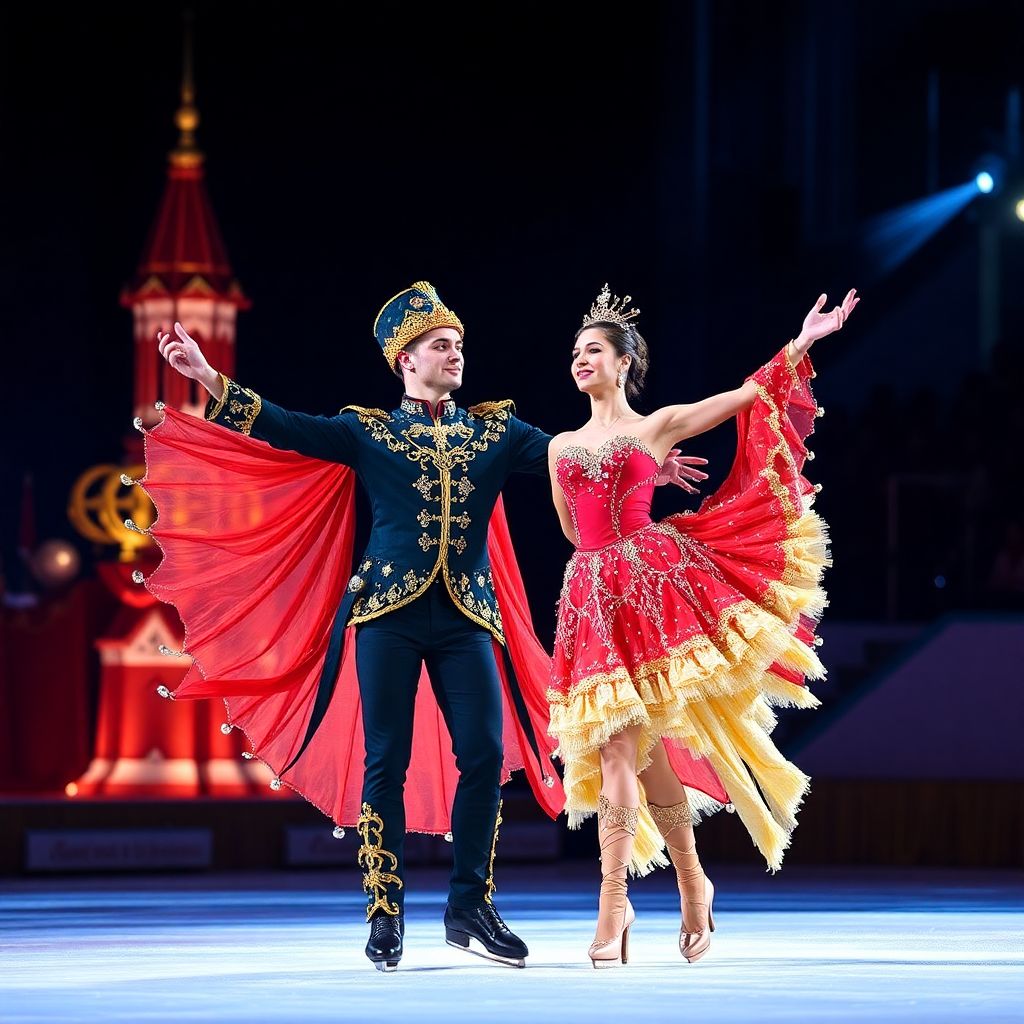 Русский вызов: лучшие костюмы турнира и главное шоу Петра Гуменника